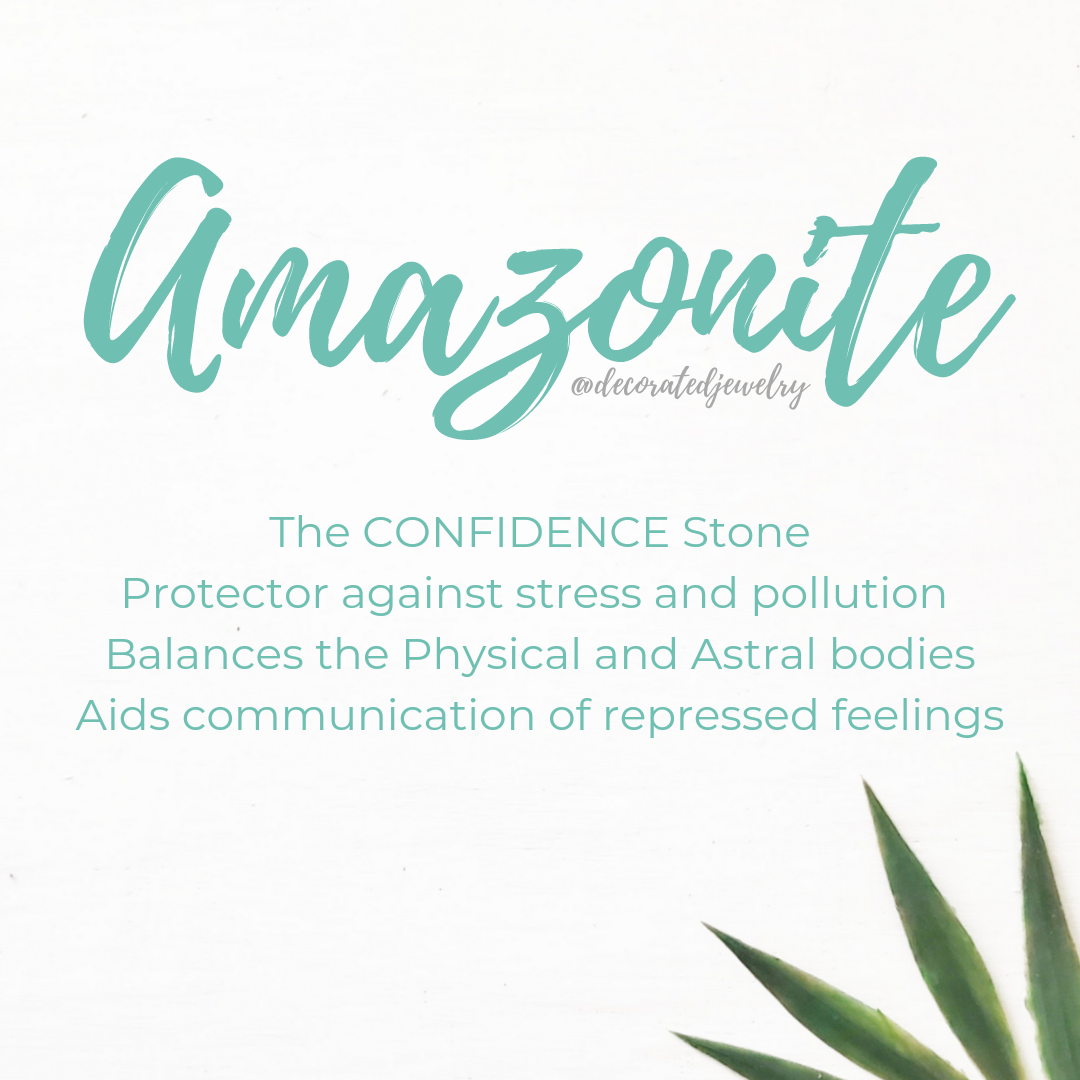 "Good JuJu" - Amazonite (Confidence)