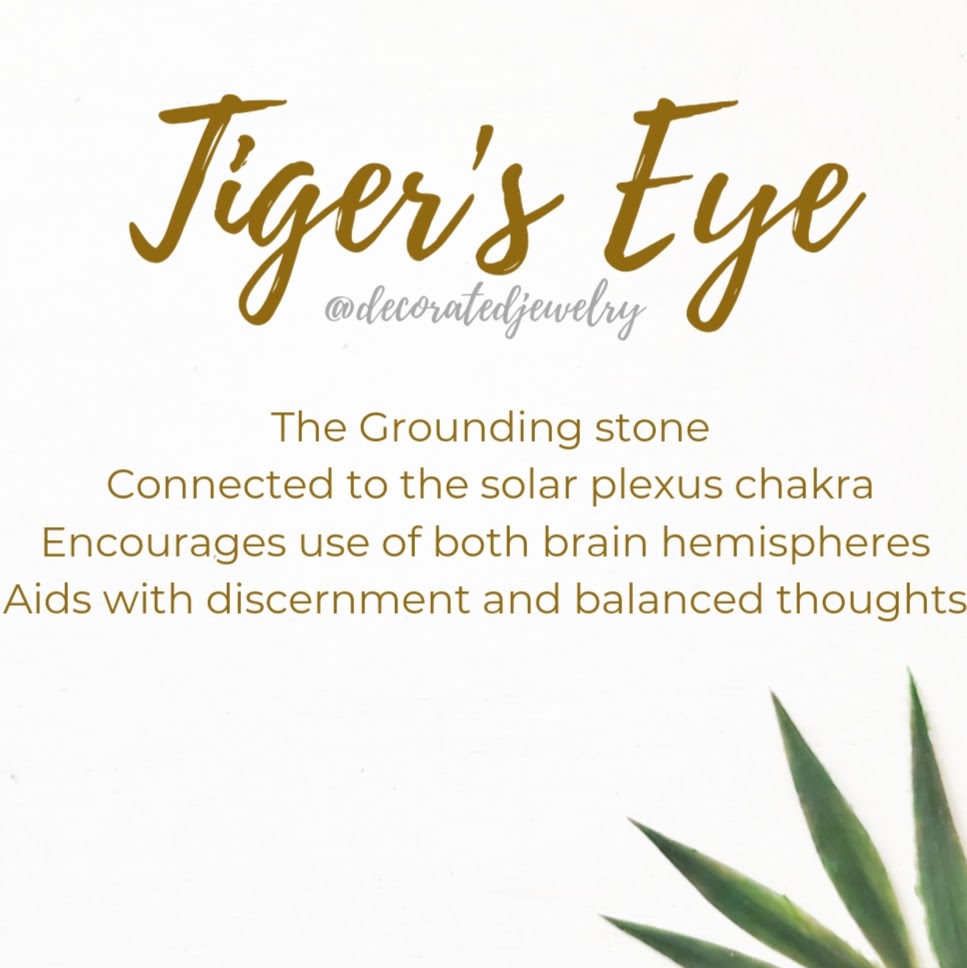 "Good JuJu" - Tiger's Eye(Grounding & Balance)