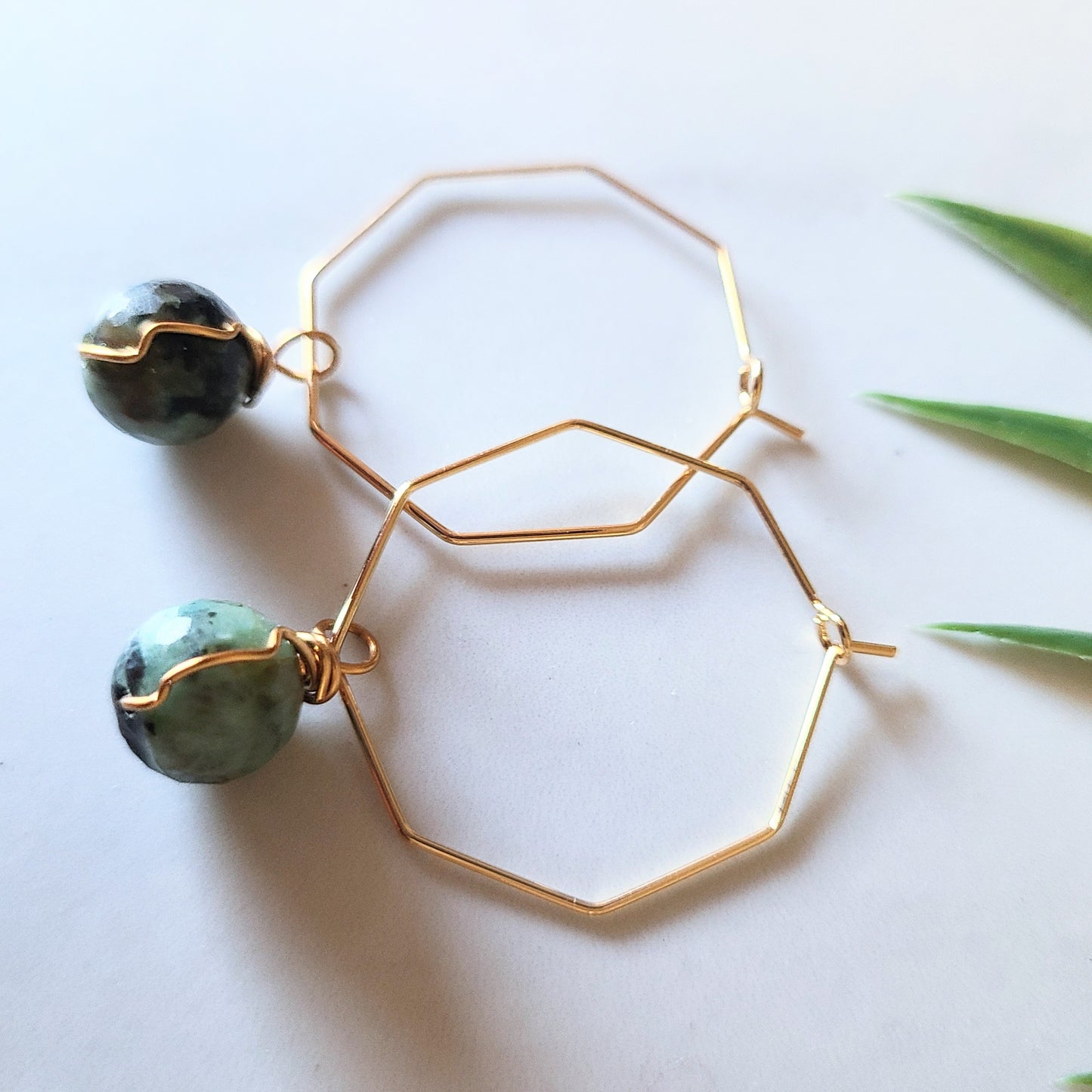 Stop & Seek Earrings-African Turquoise (Evolution)