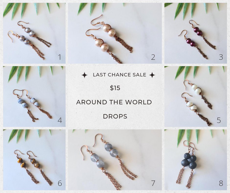 LAST CHANCE SALE! Around the World Drops