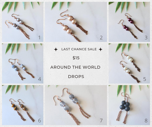 LAST CHANCE SALE! Around the World Drops