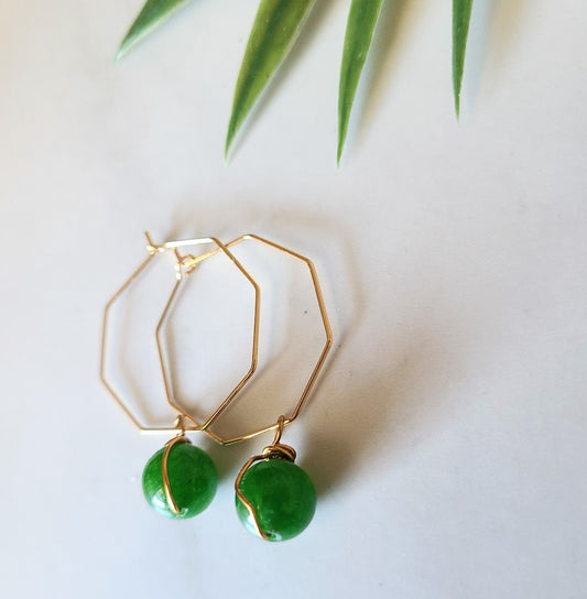 Stop & Seek Earrings-Jade (Hope)