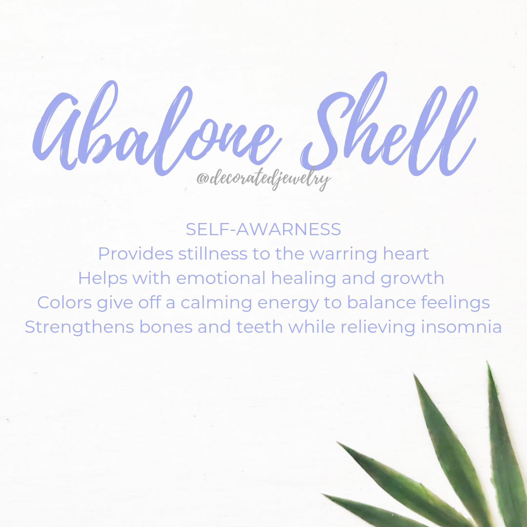 Spirit Guides- Abalone + White