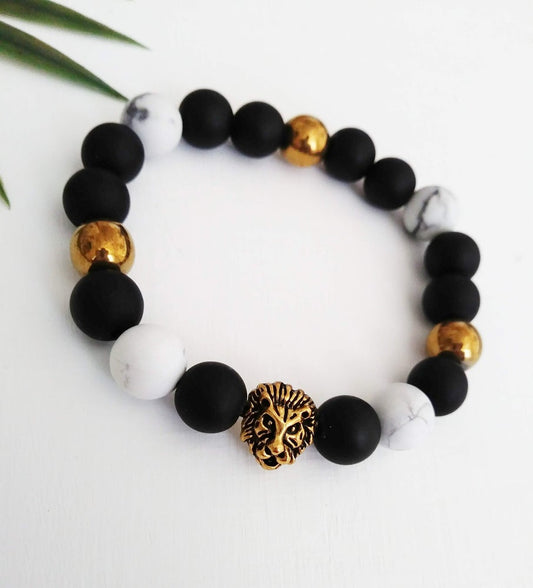howlite stone bracelet