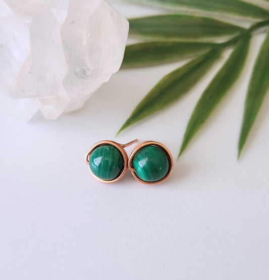 Crystal Balls- Malachite