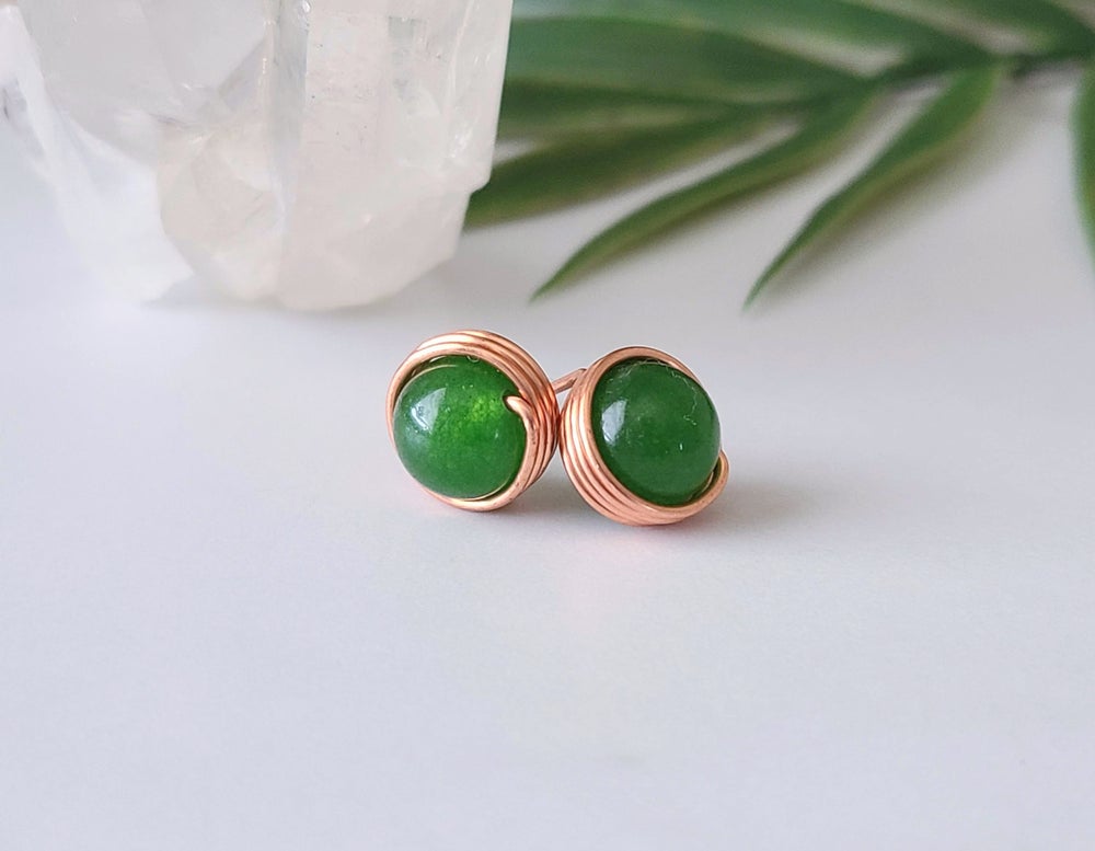 Crystal Balls- Green Jade