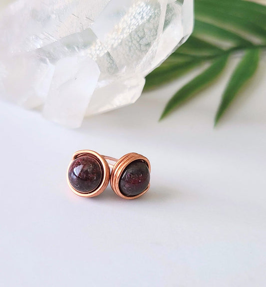 Crystal Balls- Garnet