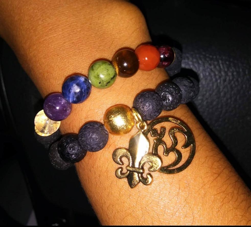 7 chakra gemstone bracelet