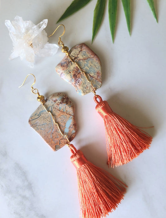 Spirit Guides- Aqua + Orange