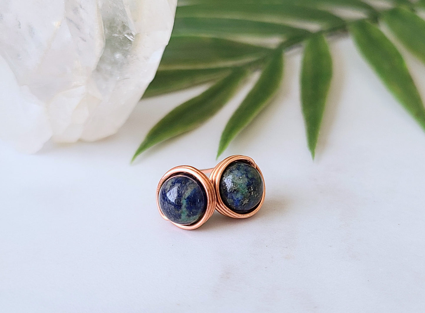 crystal balls azurite